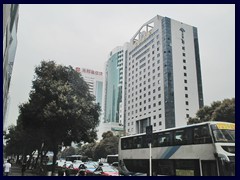 Shennan East Road, part of Shennan Boulevard, Shenzhen's main road and skyscraper district.